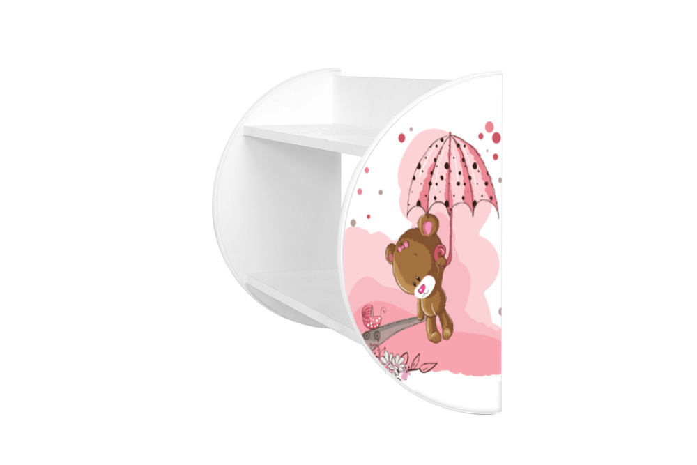 Becks polička na stenu Girl Teddy